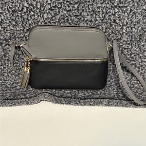 Two-Tone Crossbody Bag